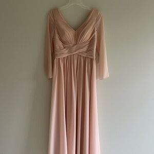 STACEES Pearl Pink Evening Gown